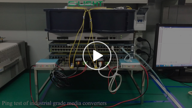 Ping test of C-light industrial grade media converter.mp4_20220219_093655.574.jpg