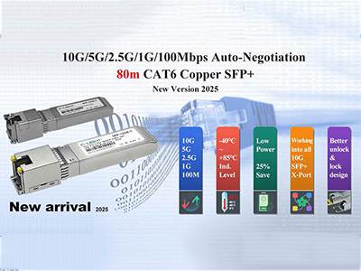 10G Copper RJ45 SFP+ 80m transceiver