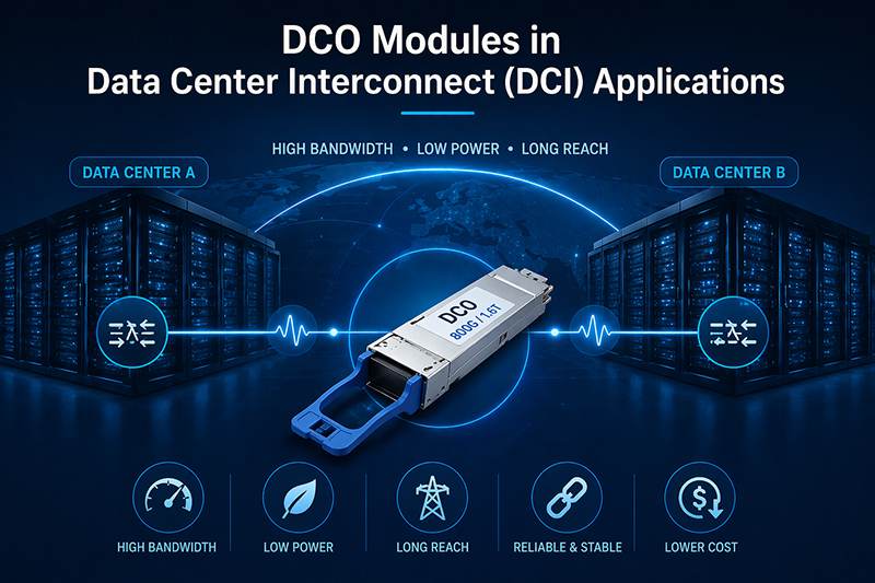Development Status and Future Outlook of DCO Modules in Data Center Interconnect Applications