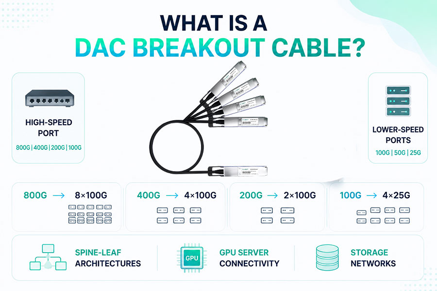 800G/400G/200G DAC Breakout Guide: CR1, CR2, CR4, CR8 & Mixed-Speed Applications