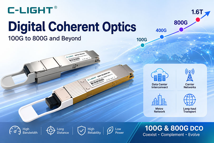 100G QSFP28 DCO Market Outlook: Trends, Applications, and the Evolution of 800G DCO