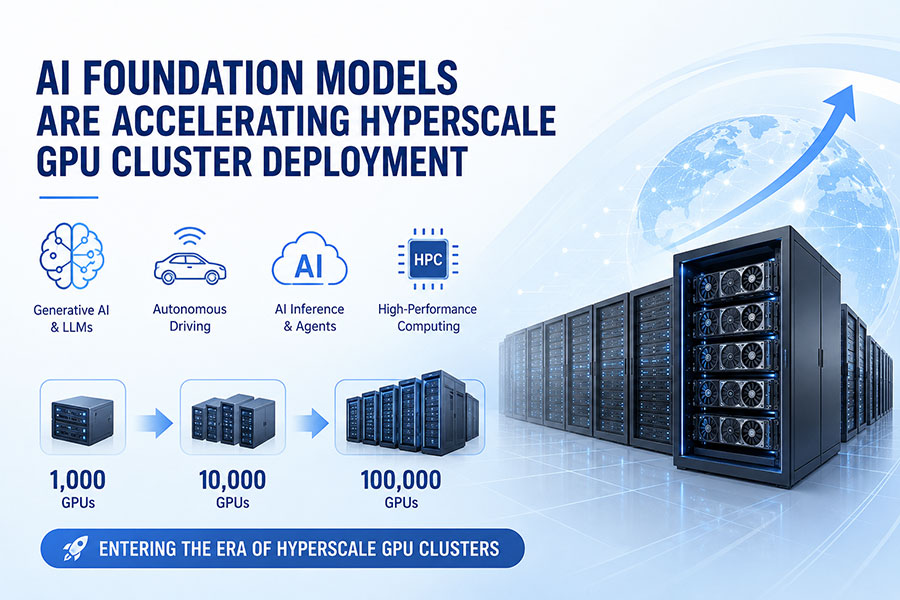 Hyperscale GPU Clusters Drive AI Data Centers into the 10,000+ GPU Era