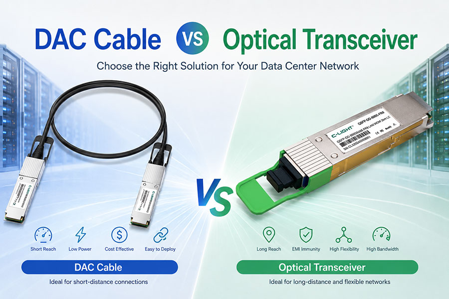 DAC Cable vs Optical Transceiver