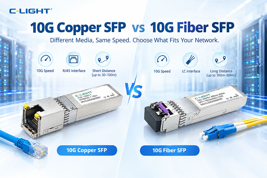 10G Copper SFP vs 10G Fiber SFP+