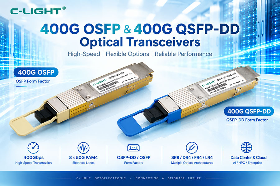400G OSFP vs QSFP-DD