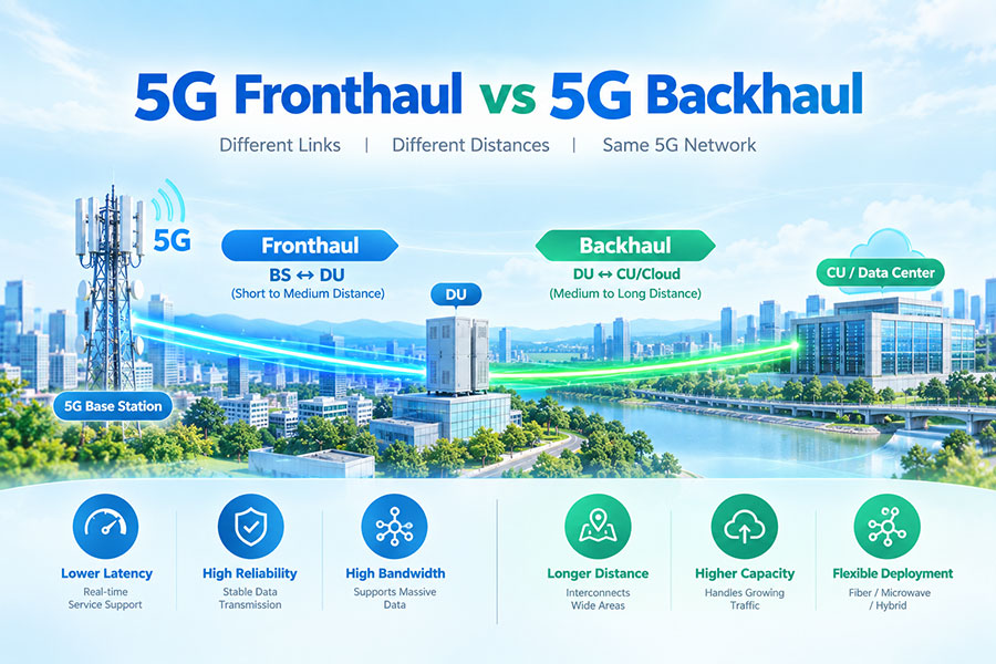 5G Fronthaul vs 5G Backhaul