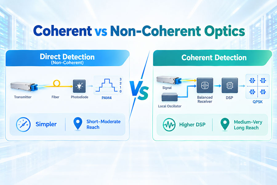 Coherent vs non coherent optics
