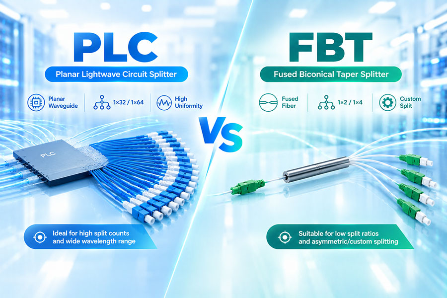 PLC Splitter vs FBT Splitter