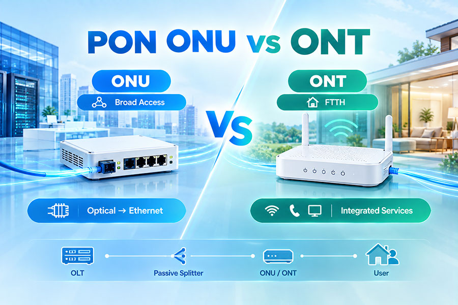 PON ONU vs ONT