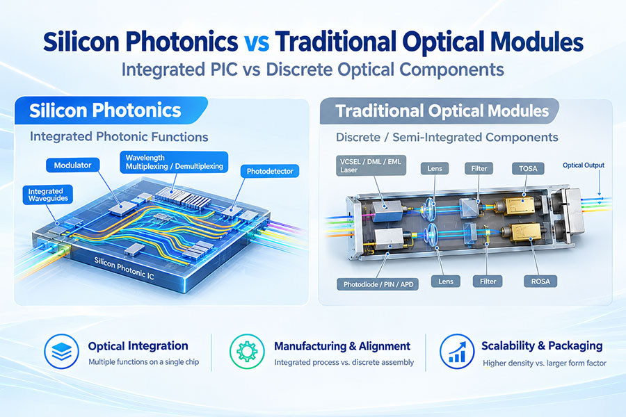 Silicon Photonics vs Traditional Optical Modules