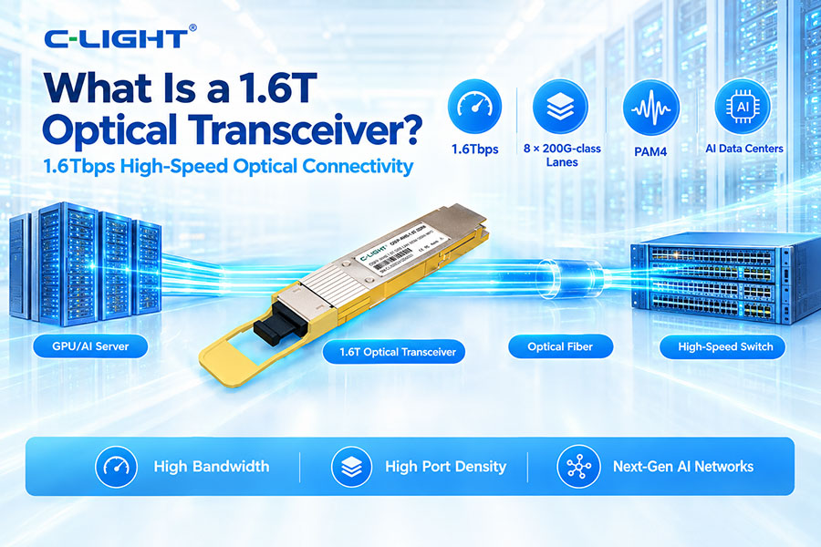 What Is a 1.6T Optical Transceiver?