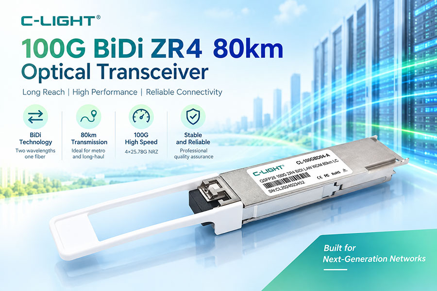 100G BIDI ZR4 80km Transceiver