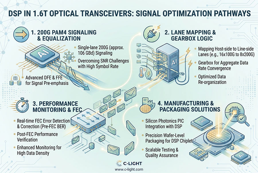 DSP in 1.6T Optical Transceivers