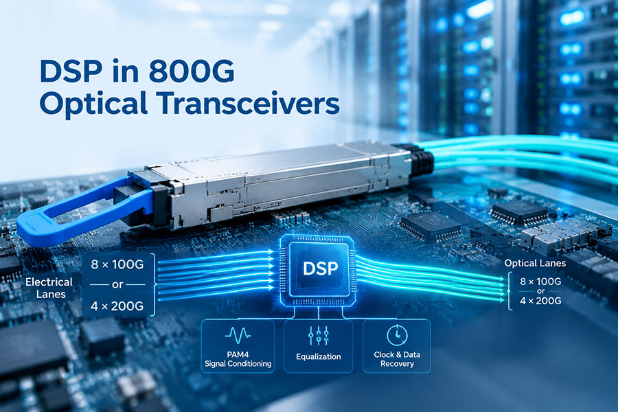 DSP in 800G Optical Transceivers