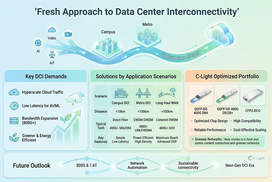 Data Center Interconnectivity: Optical Networks, DWDM and High-Speed Connectivity