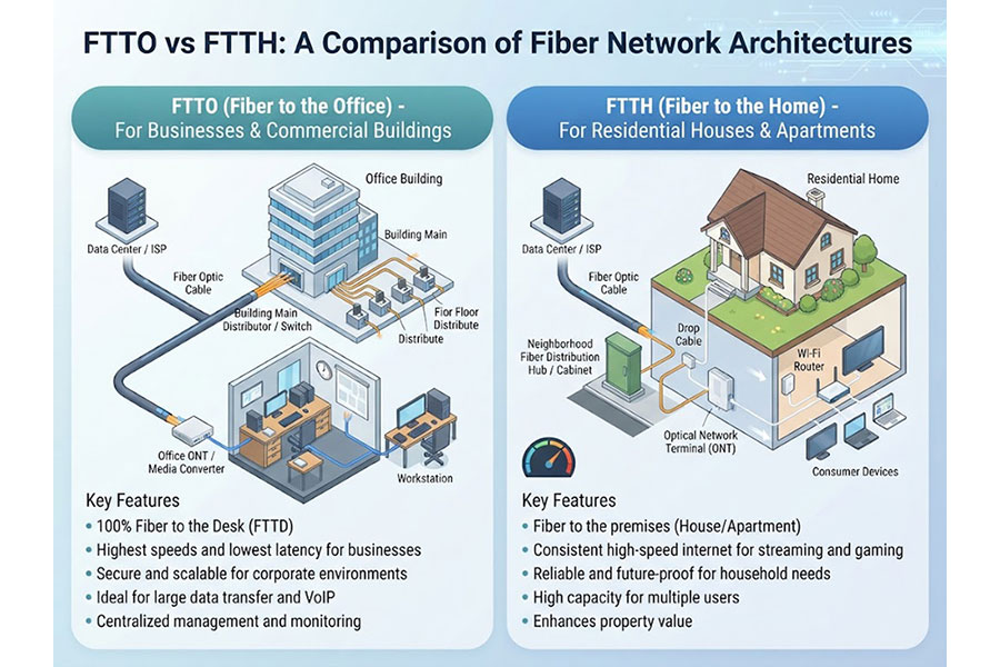 FTTO vs FTTH