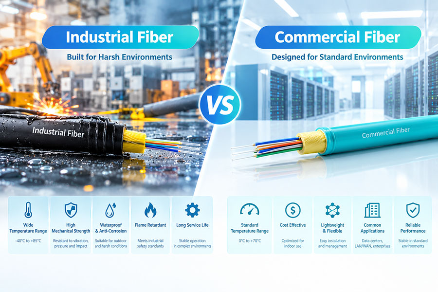 Industrial Fiber vs Commercial Fiber