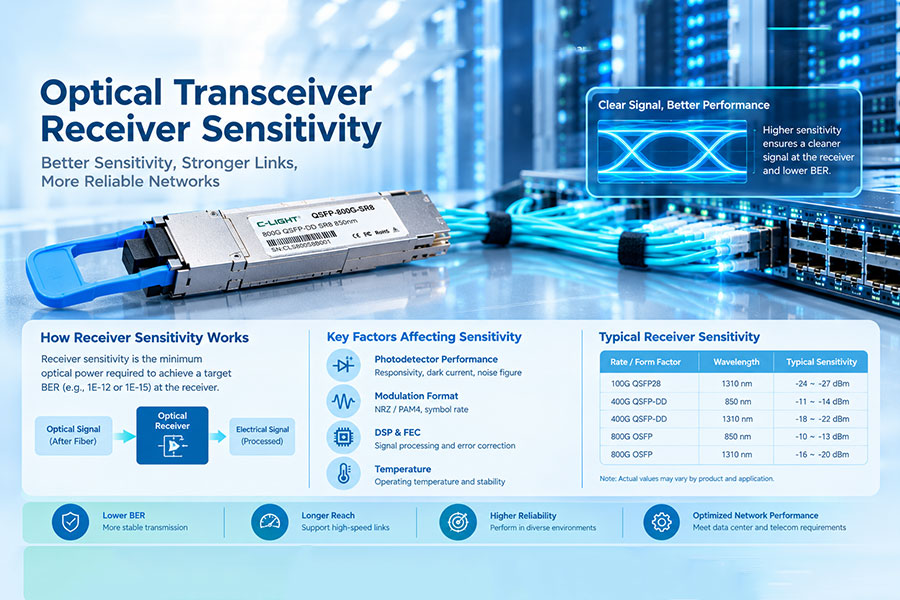 Optical Transceiver Receiver Sensitivity