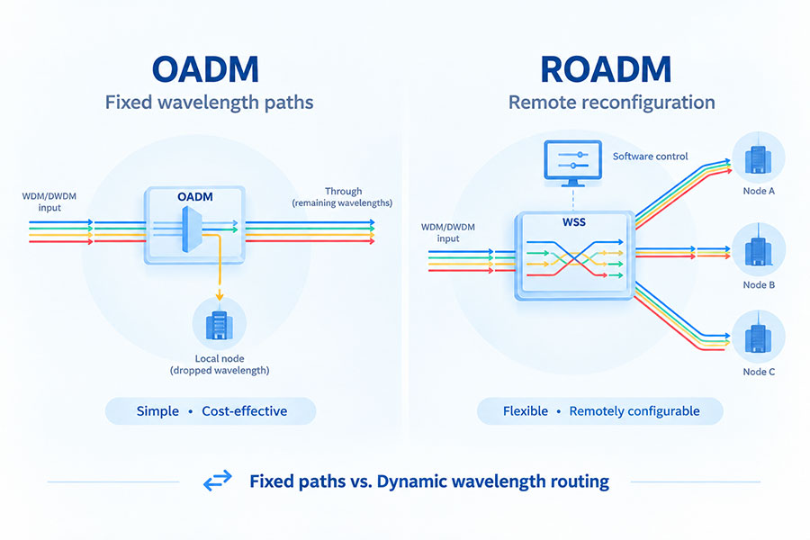 ROADM vs OADM
