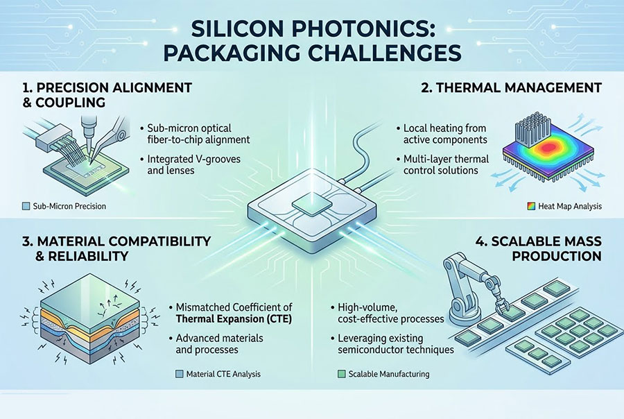 Silicon Photonics Packaging Challenges